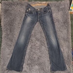 Big Star Flare Jeans in Faded Blue